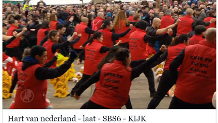 TV SBS hart van Nederland: Xia Quan Kung Fu: Chinees Nieuwjaar feb. 2016